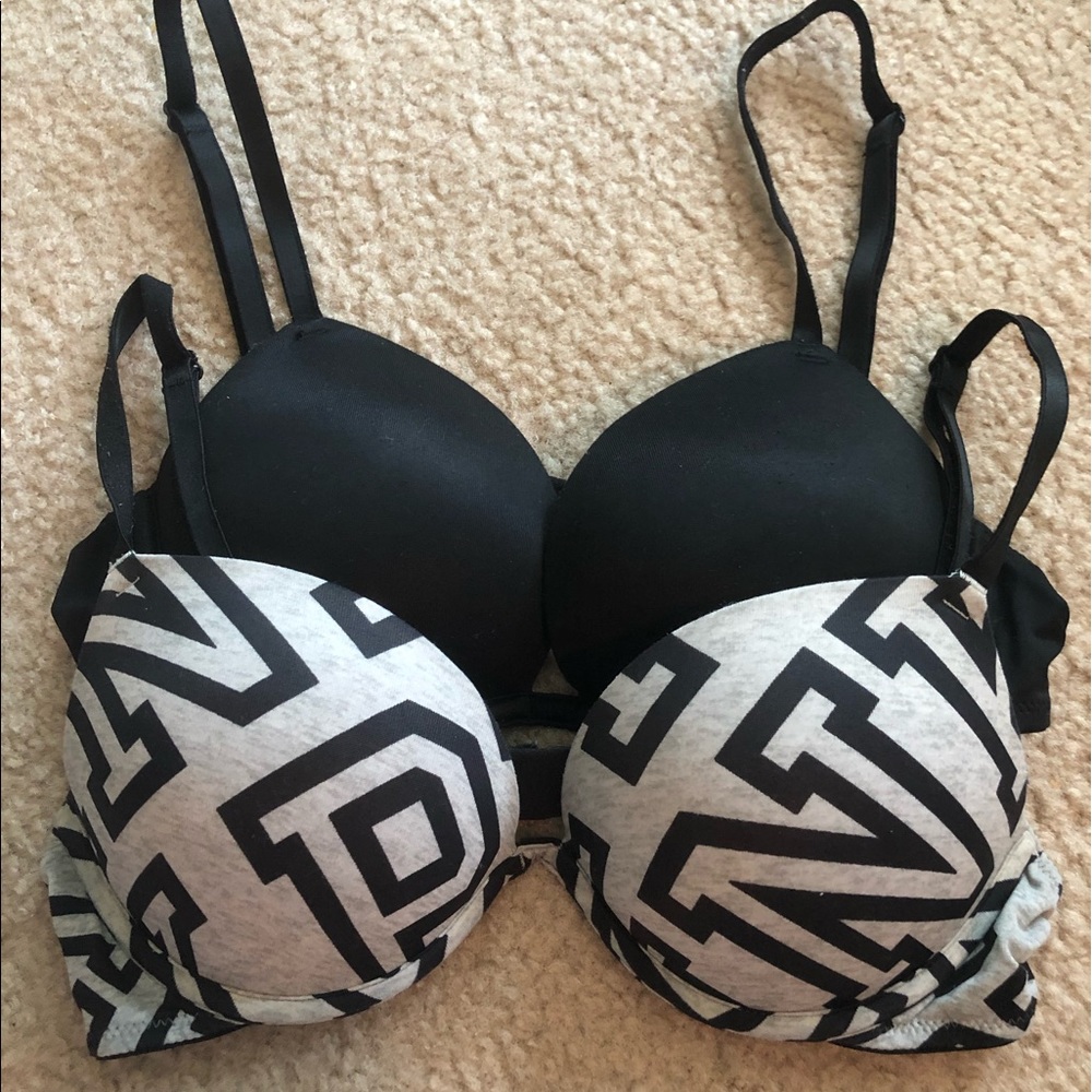 Super push up Victoria’s Secret pink bras
